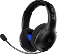 Kufje wireless gaming PDP LVL50, 50mm, për PS4 PS5, të zeza
