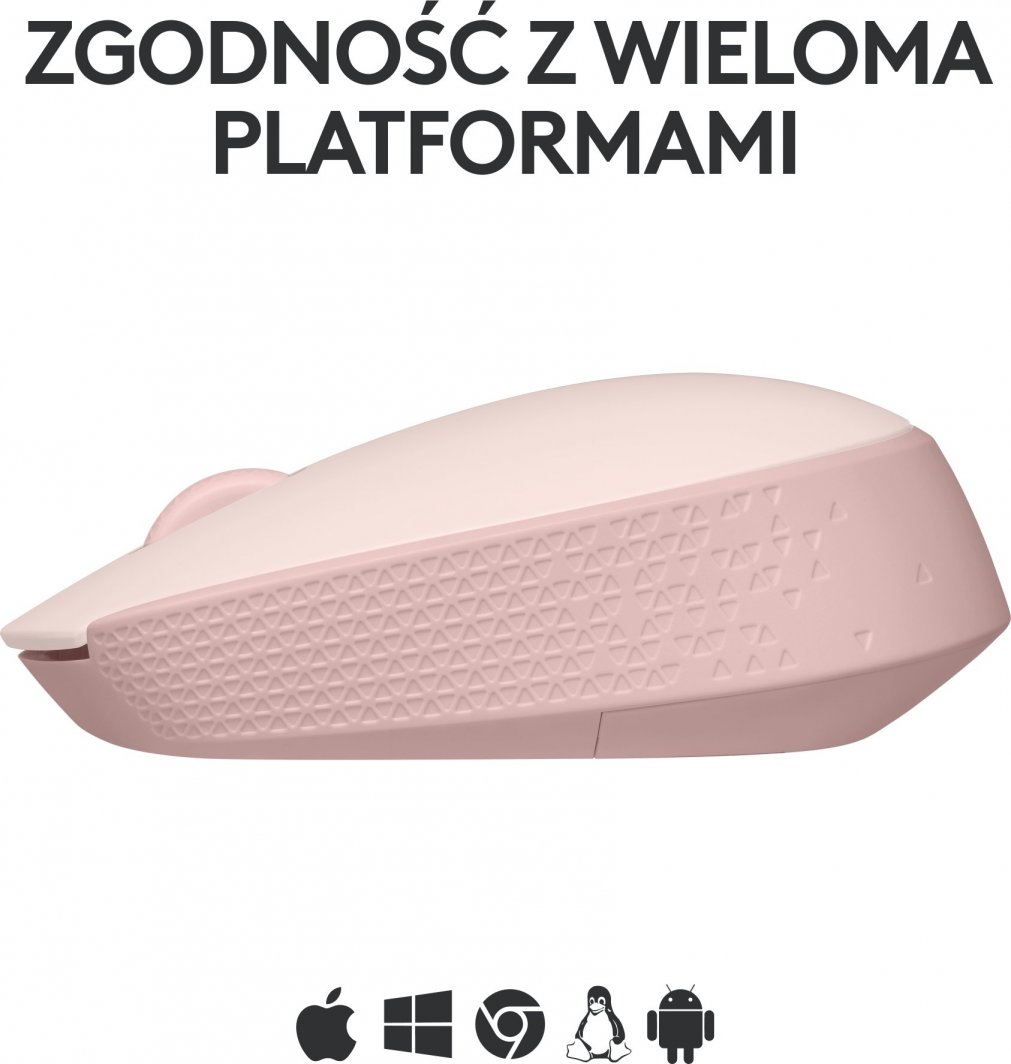 Maus Logitech M171, wireless, USB, rozë