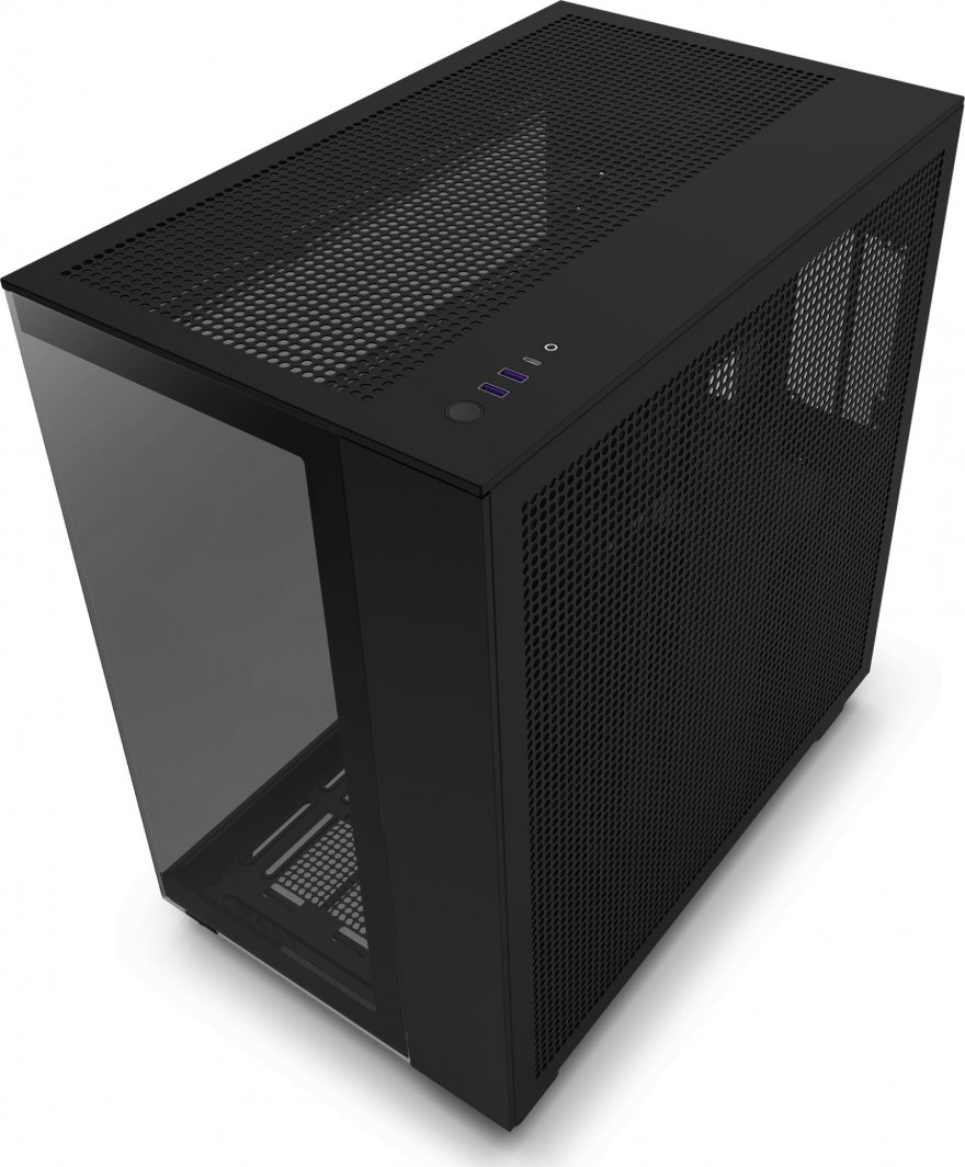 Kasë Nzxt H9 Flow, e zezë