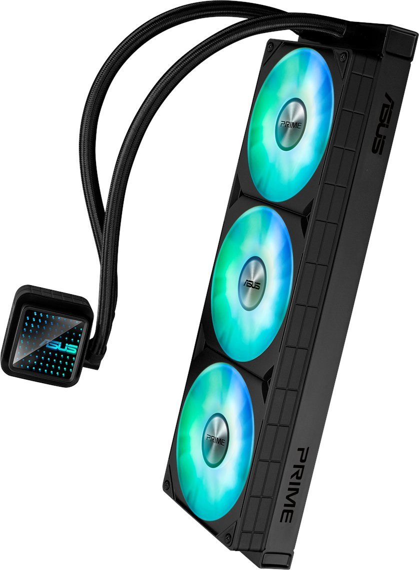 Ftohës uji CPU ASUS Prime LC 360 ARGB, radiator 360mm, ventilatorë 120mm, i zi