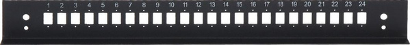 Delta Patch Panel PP-24/1, 24x SC/24x LC Duplex, Црн