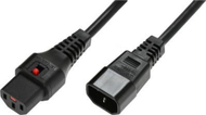 Кабел за струја Microconnect PC1071, 5 m, IEC C14 во C13, црна