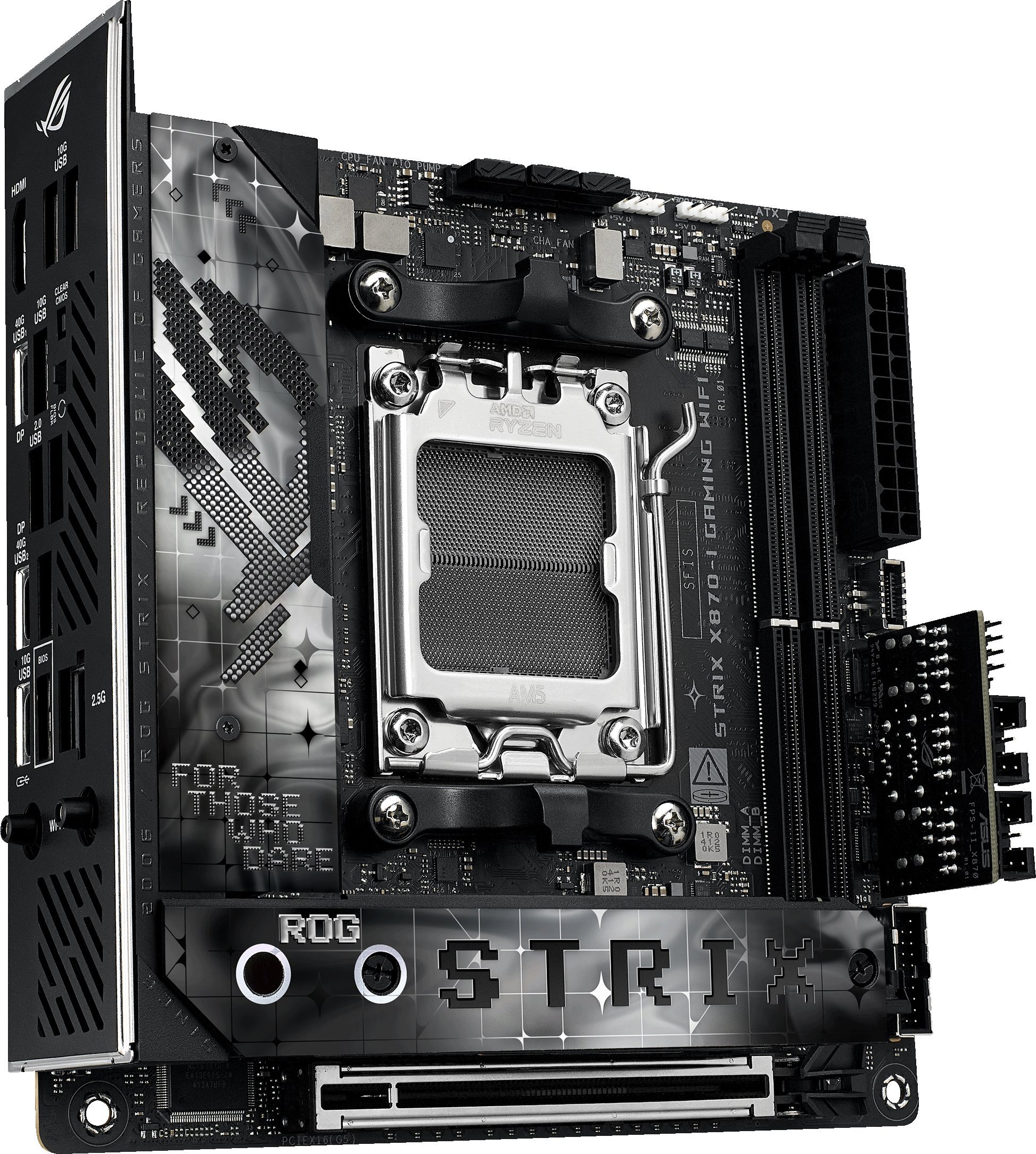 Pllakë amë ASUS ROG STRIX X870 I GAMING WIFI, AMD X870, Socket AM5, Mini ITX 4