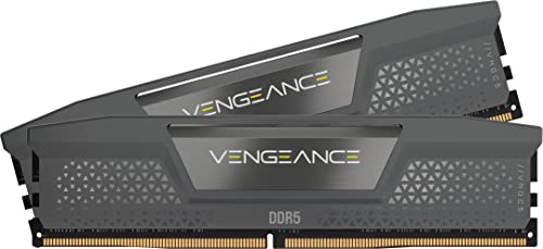 Memorie RAM Corsair Vengeance DDR5, 32GB 6000MHz, kit 2x16GB, gri