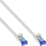 Kabllo rrjeti InLine Patch Cable Flat Cat.6A, U/FTP, 10m, e bardhë