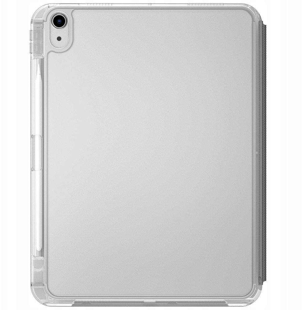 Kapak mbrojtës Skinarma Zeta për iPad 11" A16 2025 dhe iPad 10.9" 10 Gen 2022, mbështetje me palosje, hapësirë për Apple Pencil, gri
