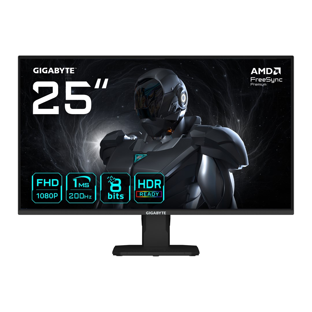 Monitor GIGABYTE GS25F2, 24.5", 1920 x 1080 (Full HD), 200Hz, i zi