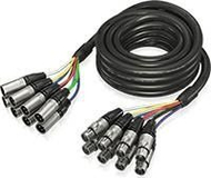 Kabllo multicore Behringer GMX500, 8 kanale XLR, 5m, e zezë