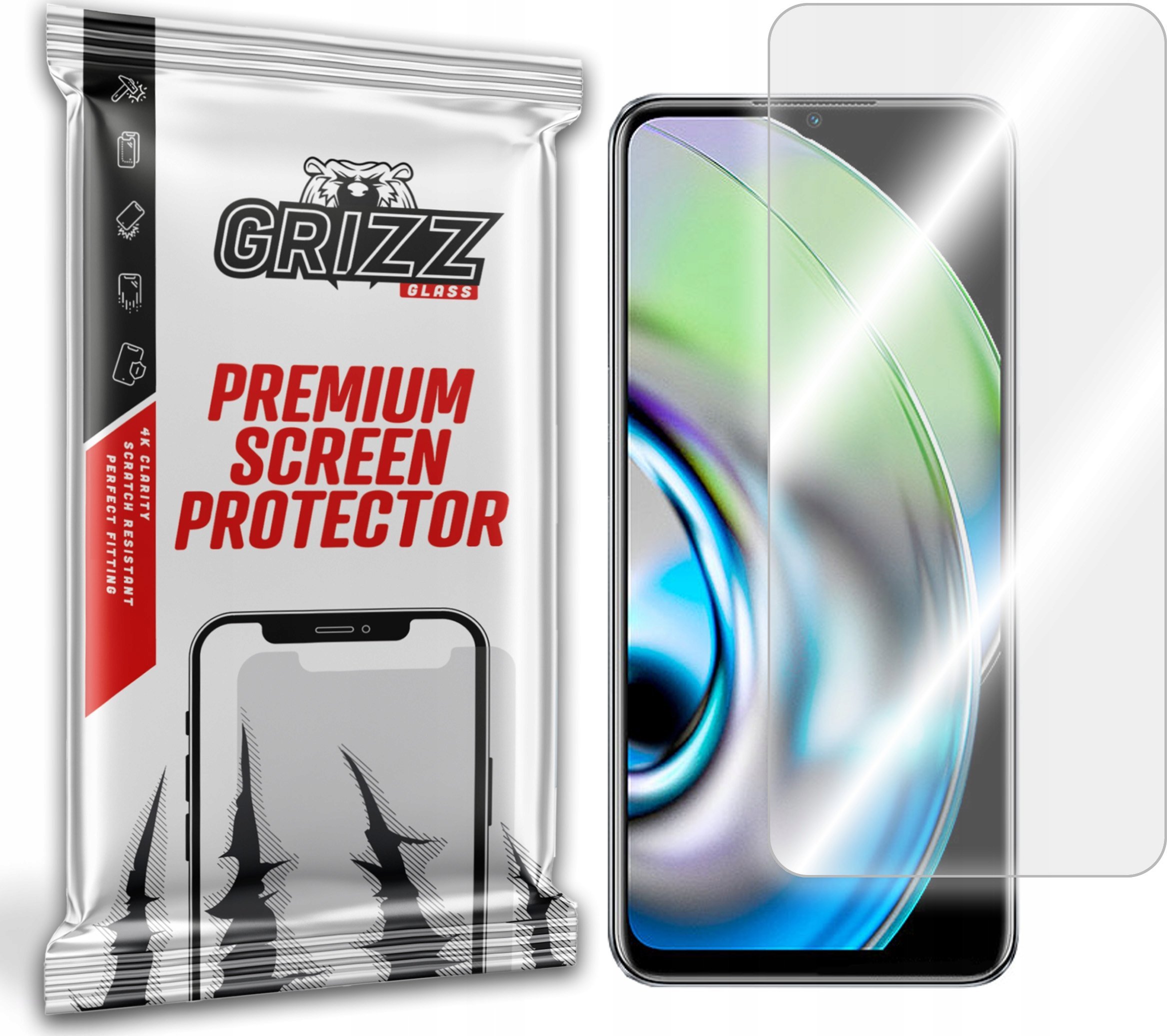Folie mbrojtëse ekrani GrizzGlass Hydrofilm për Realme V23i, hidrogel