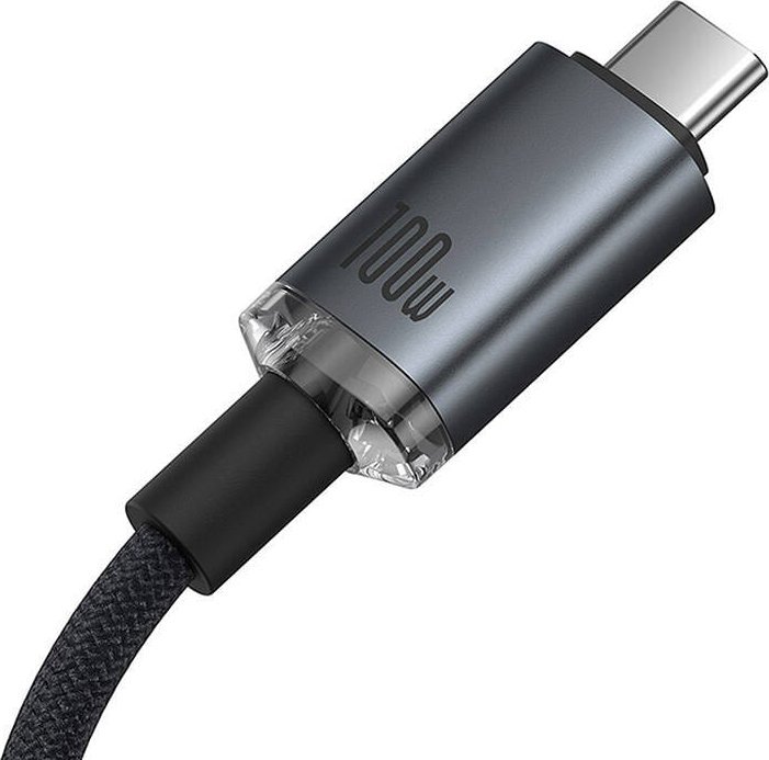 Kabllo USB C Baseus USB3.2, 20Gbps, 100W, e zezë