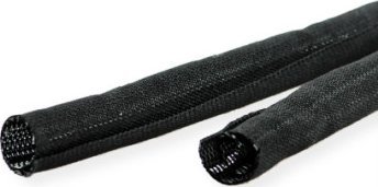 Gyp tekstili për kabllo VALUE SNAP, 2.5m, diametër 25mm, i zi