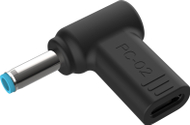 Adaptor energjie Conceptronic ABBY15PC02 DC në USB C për Dell 4.5x3.0mm, 18 20V, i zi