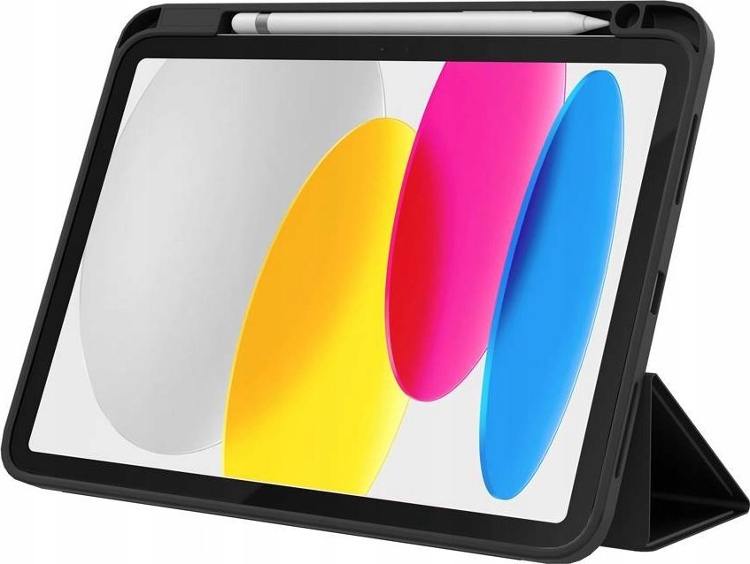 Futrollë mbrojtëse JCP DuraPro JCP5428 për iPad 10.9" 2022, me mbajtëse për Apple Pencil, e zezë