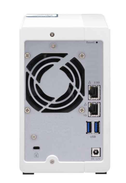NAS QNAP TS-231P3, 2-Bay, 2GB RAM, i bardhë