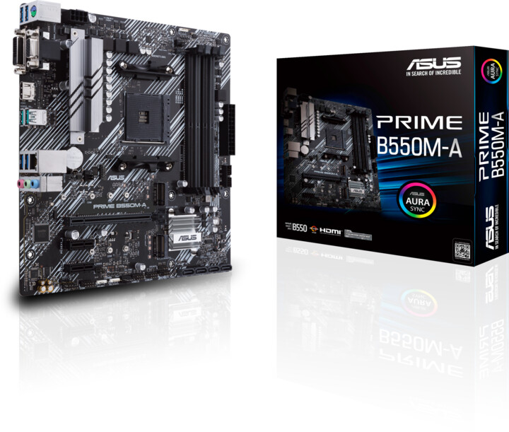 Pllakë amë ASUS PRIME B550M-A - AMD B550