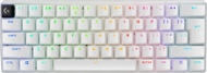 Tastierë gaming Logitech G Pro X 60 Wireless, 60%, RGB, e bardhë