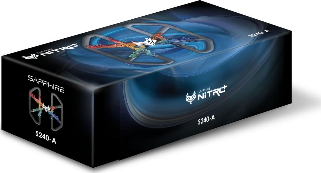 [OUTLET] Ftohës Sapphire Nitro+ S240-A, ARGB, 240 mm, i zi