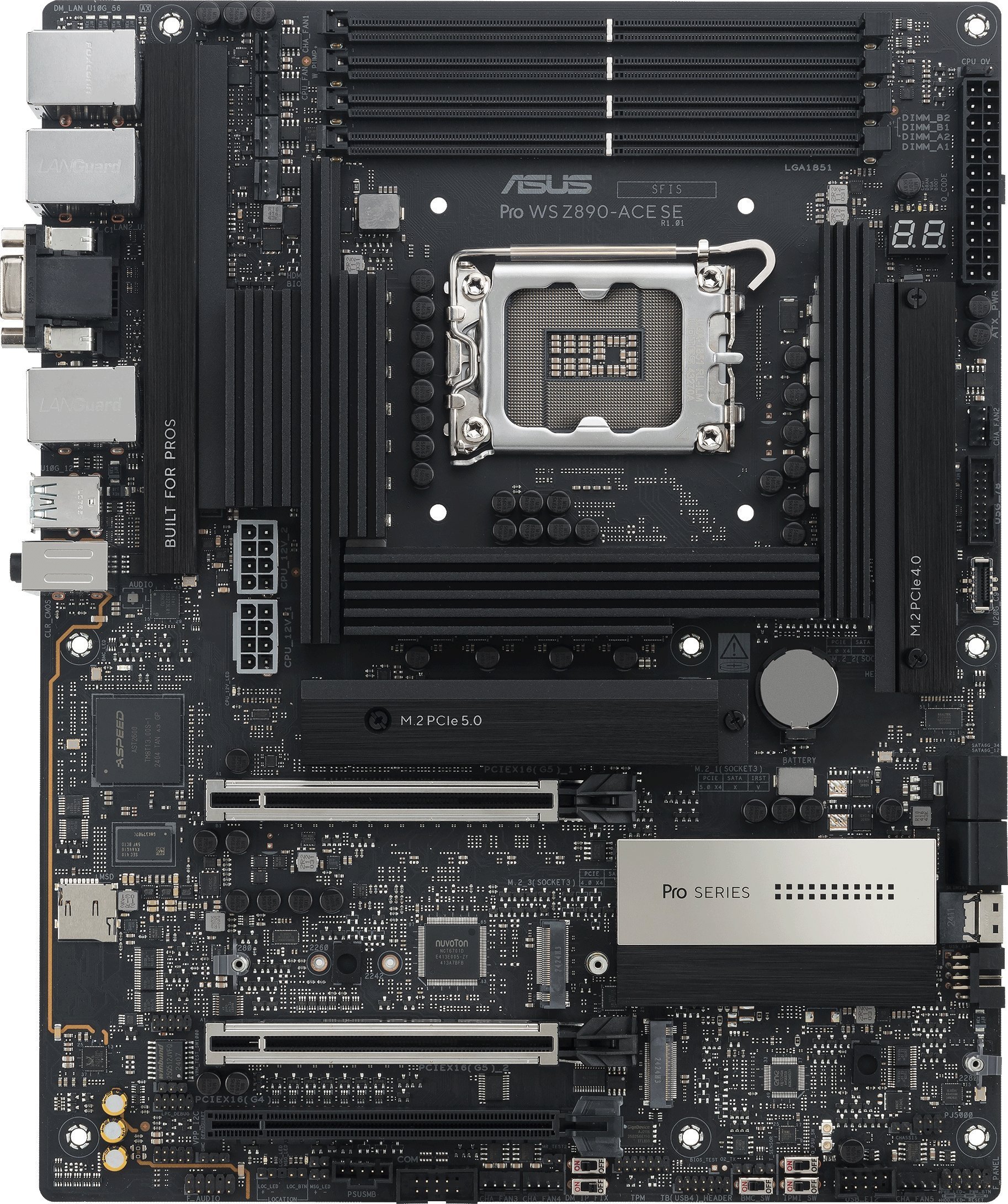 Pllakë amë ASUS Pro WS Z890 ACE SE, Intel Z890, LGA 1851, ATX