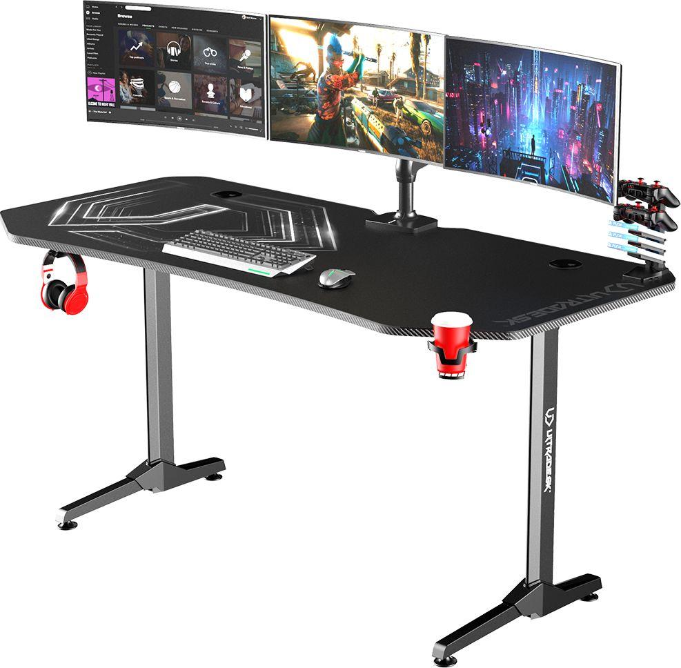 Tavolinë kompjuteri Ultradesk Frag, XXL, 160 x 75 cm, e zezë