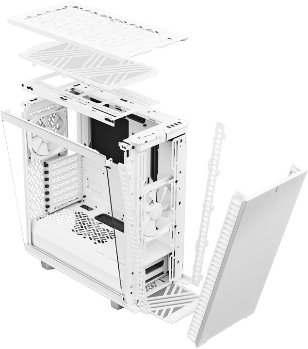 Kasë kompjuterike Fractal Design Define 7, e bardhë
