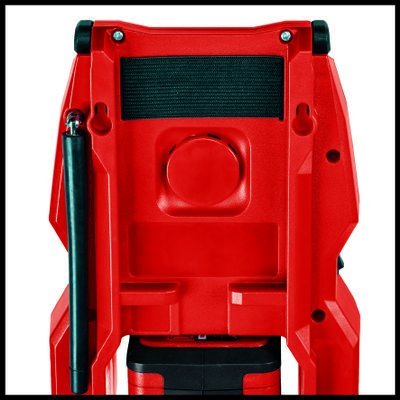 Radio pa kabllo Einhell TC-RA 18 Li BT, 18V, AM FM, e zezë e kuqe