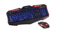 Set tastierë dhe maus Esperanza EGK3000, USB, të zeza