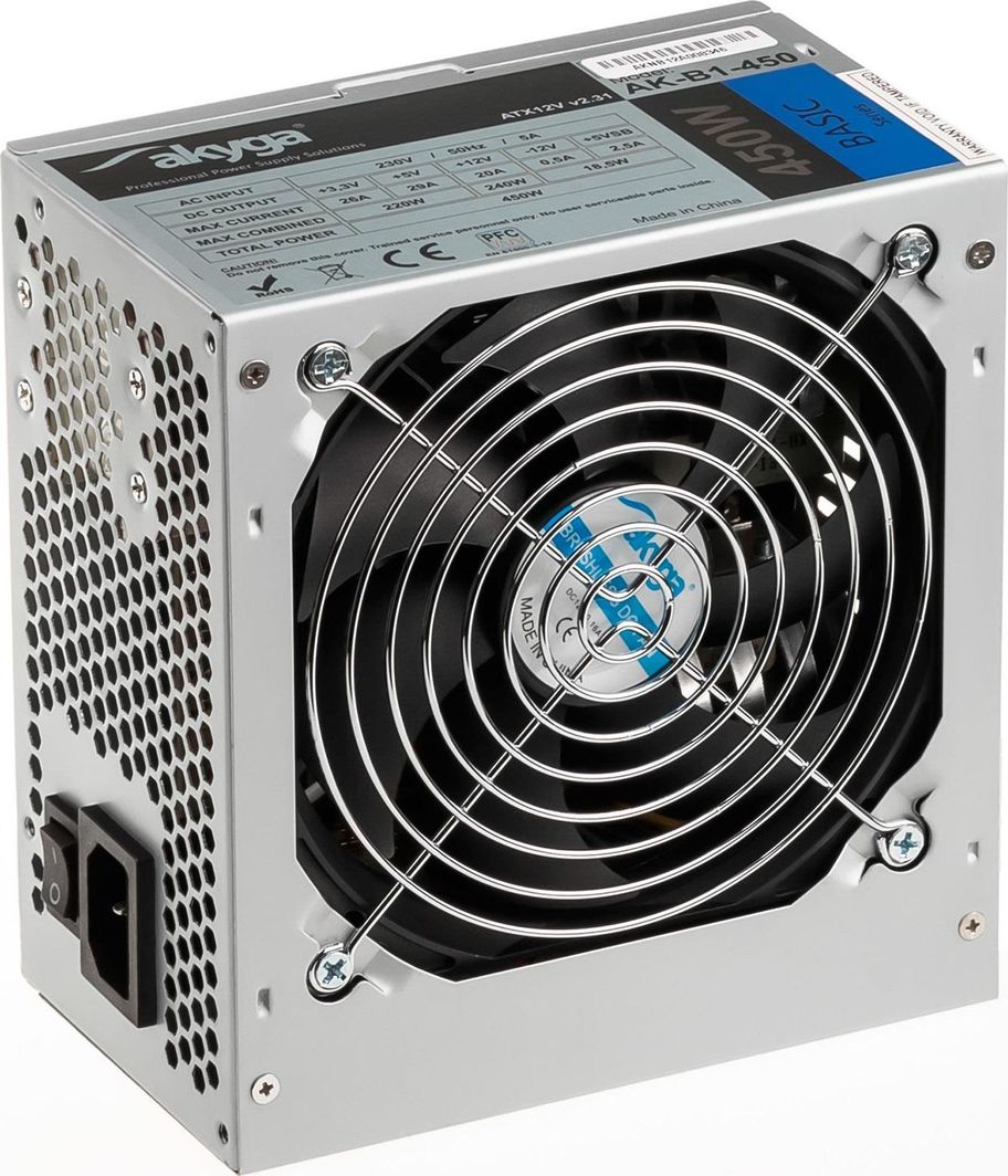 Burim energjie Akyga Basic AK-B1-450 ATX, 450W