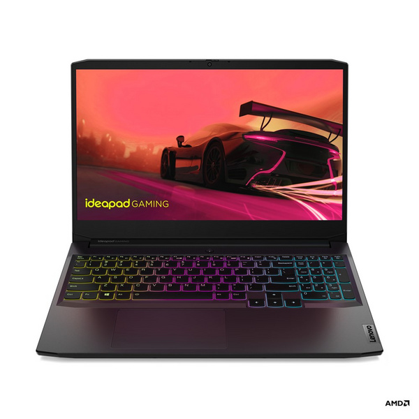 Laptop Lenovo IdeaPad Gaming, 15.6", AMD Ryzen 5 5600H, 8 GB RAM, 512 GB SSD, NVIDIA GeForce RTX 3050, i zi