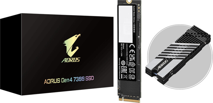 Disk SSD GIGABYTE AORUS Gen4 7300, M.2 - 1 TB