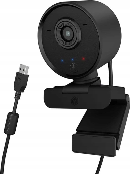 Kamera interneti Icy Box IB-CAM502-HD, Full HD 1080p, mikrofon i integruar, e zezë