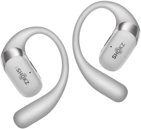 Kufje wireless Shokz OpenFit 2 Plus, Bluetooth, open ear, gri