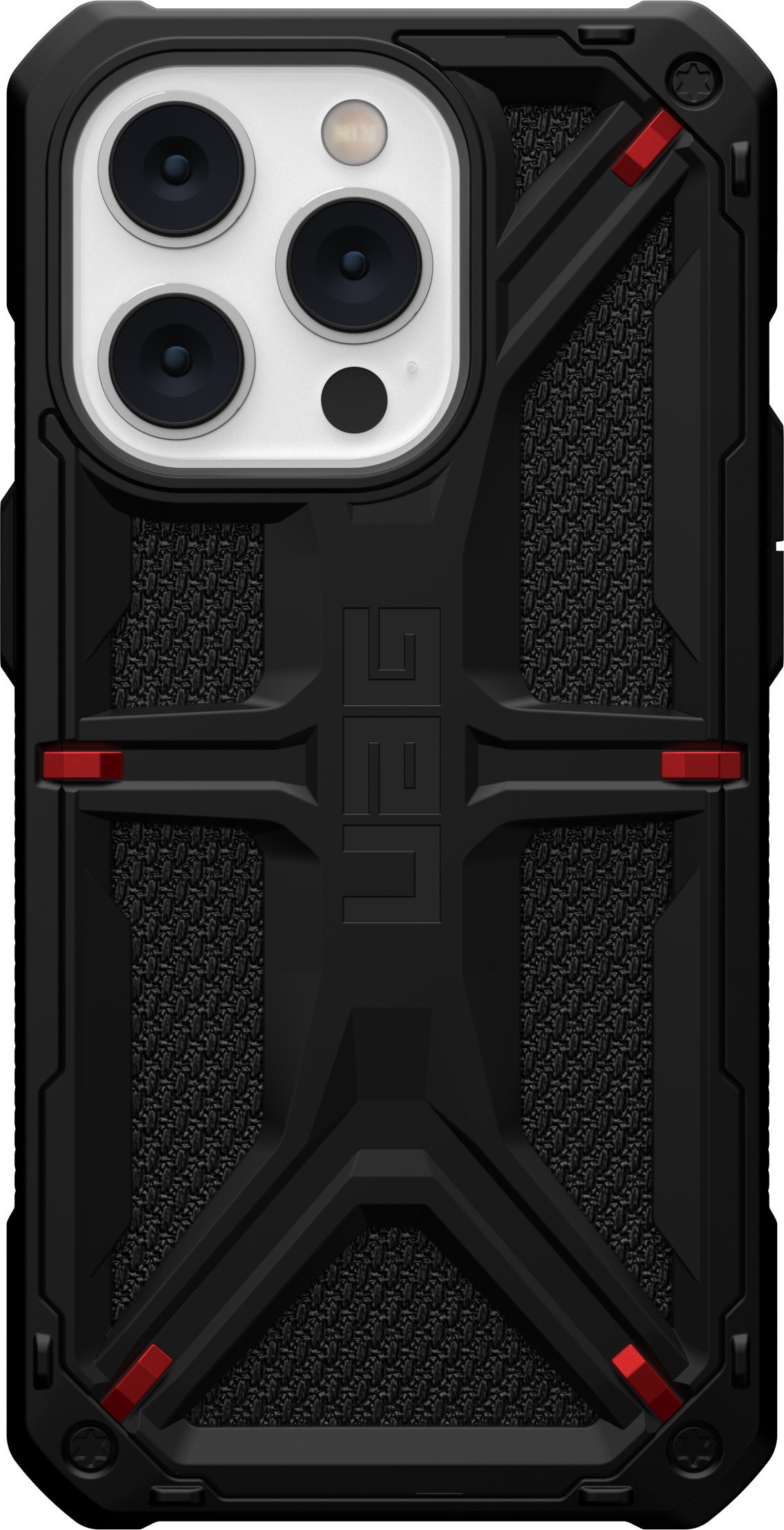 Maskë mbrojtëse UAG Monarch për iPhone 14 Pro, 6.1", kevlar, e zezë