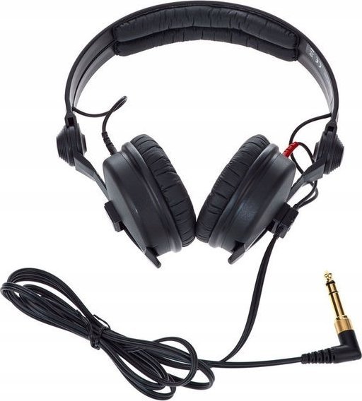 Kопчиња Sennheiser HD 25, преку уво, професионални, црни