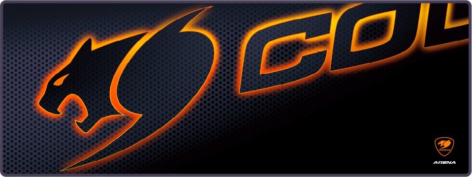 Mauspad Cougar Arena, XXL, i portokalltë