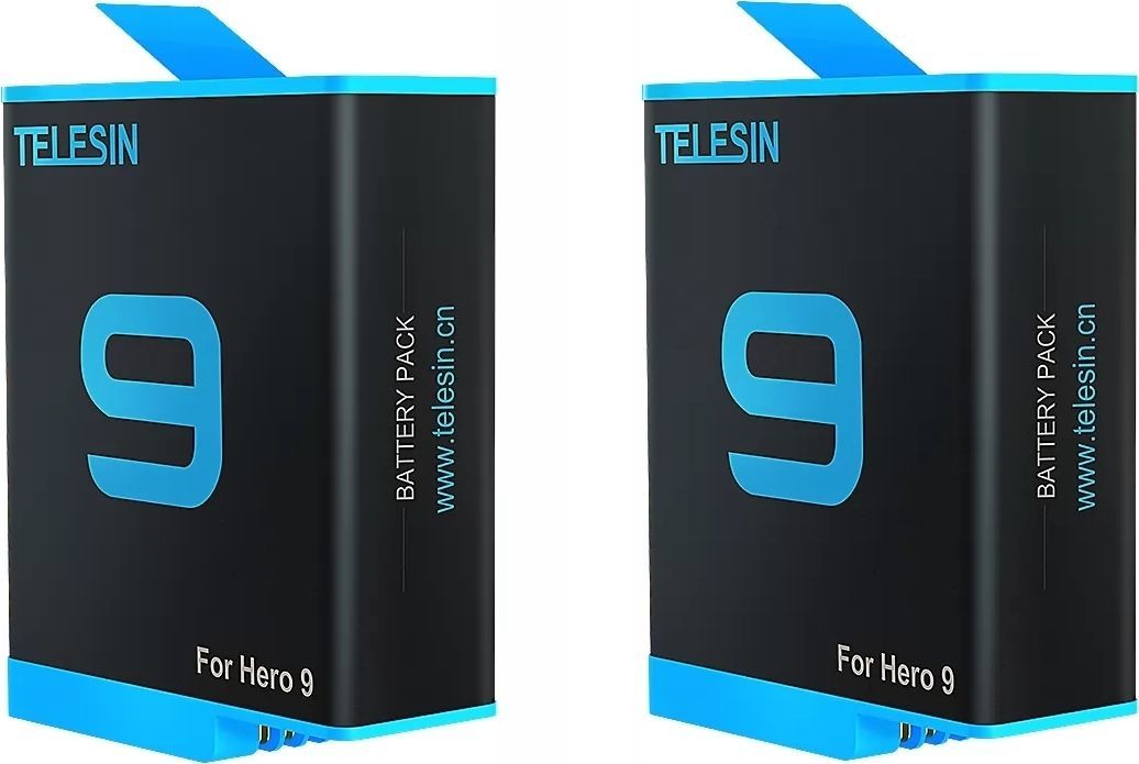 PowerBank Telesin, 2x bateri e rikarikueshme për Gopro Hero 9