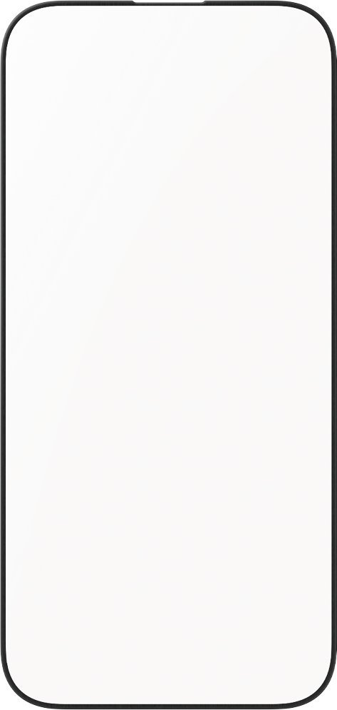 Qelq mbrojtës CARE by PanzerGlass, për iPhone 16 Plus dhe 15 Plus, kornizë alumini, transparent