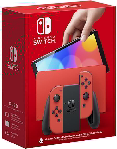 Konzolë Nintendo Switch OLED Mario Red Edition, kuqe