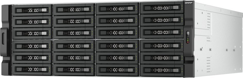 Kabinë magazinimi QNAP TL-R2400PES-RP, 24 slote SATA HDD SSD, PCIe, e zezë