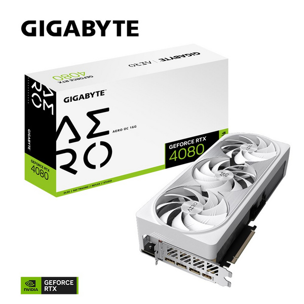 Kartelë grafike Gigabyte GeForce RTX 4080 Aero OC, 16GB GDDR6X