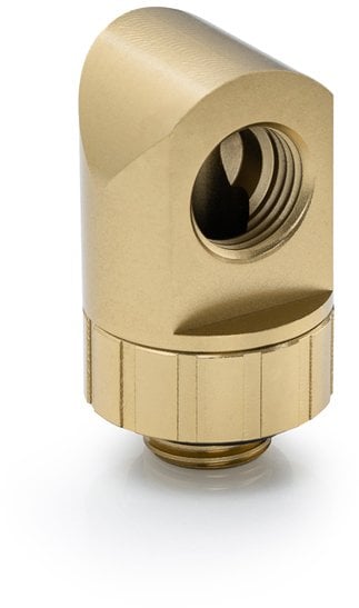 Lidhës këndor ftohjeje Bitspower Artemis, 90°, G1/4", Stardust Gold
