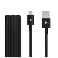 Beats USB-A to USB-C Woven Cables (1.5 m), Bolt Black (2-Pack)