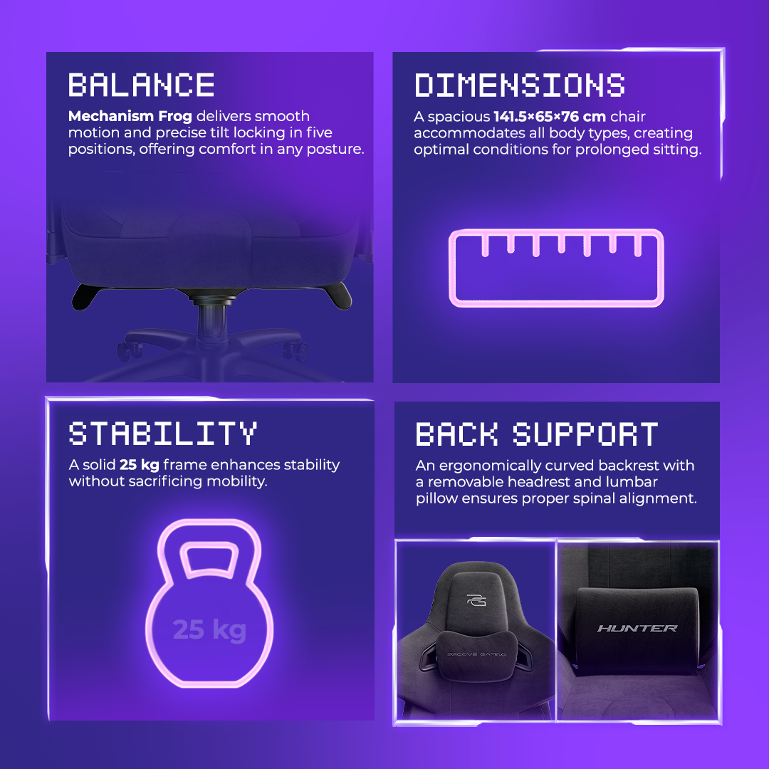 Karrige gaming Proove Hunter, e zezë