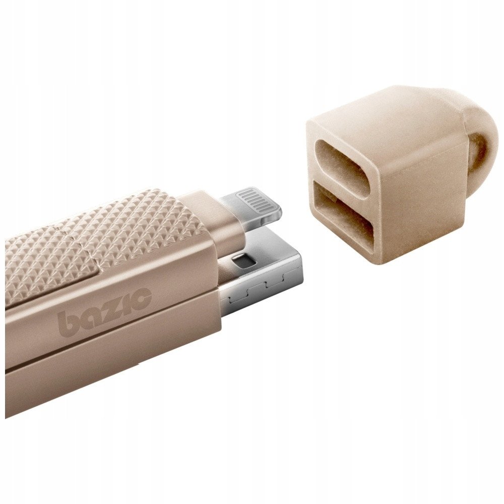 Kabllo Bazic GoCharge Alucable 4in1, USB A në USB C dhe Lightning, 15cm, 60W