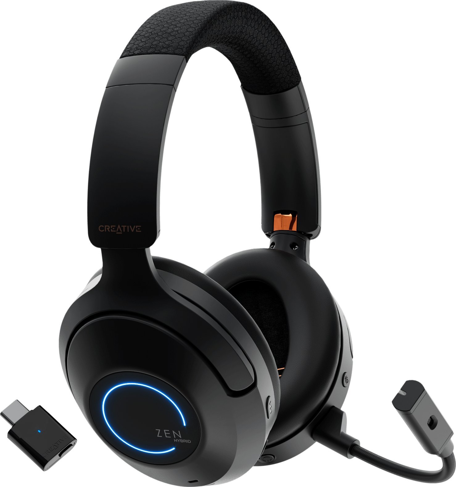 Kufje pa tela Creative Zen Hybrid Pro Classic, over ear, Bluetooth 5.3, të zeza