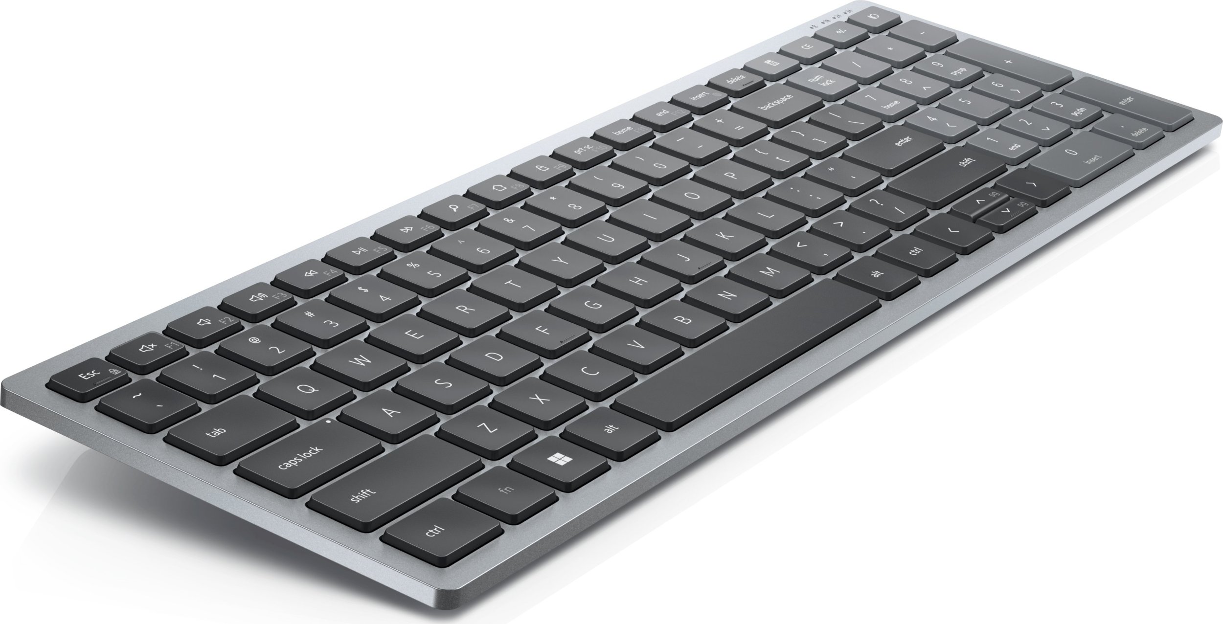 Тастатура Dell KB740, безжична RF, US Intl, црна и сива