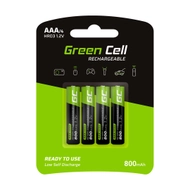 Bateri të rikarikueshme Green Cell AAA R03, 800mAh, Ni MH, paketë 4 copë