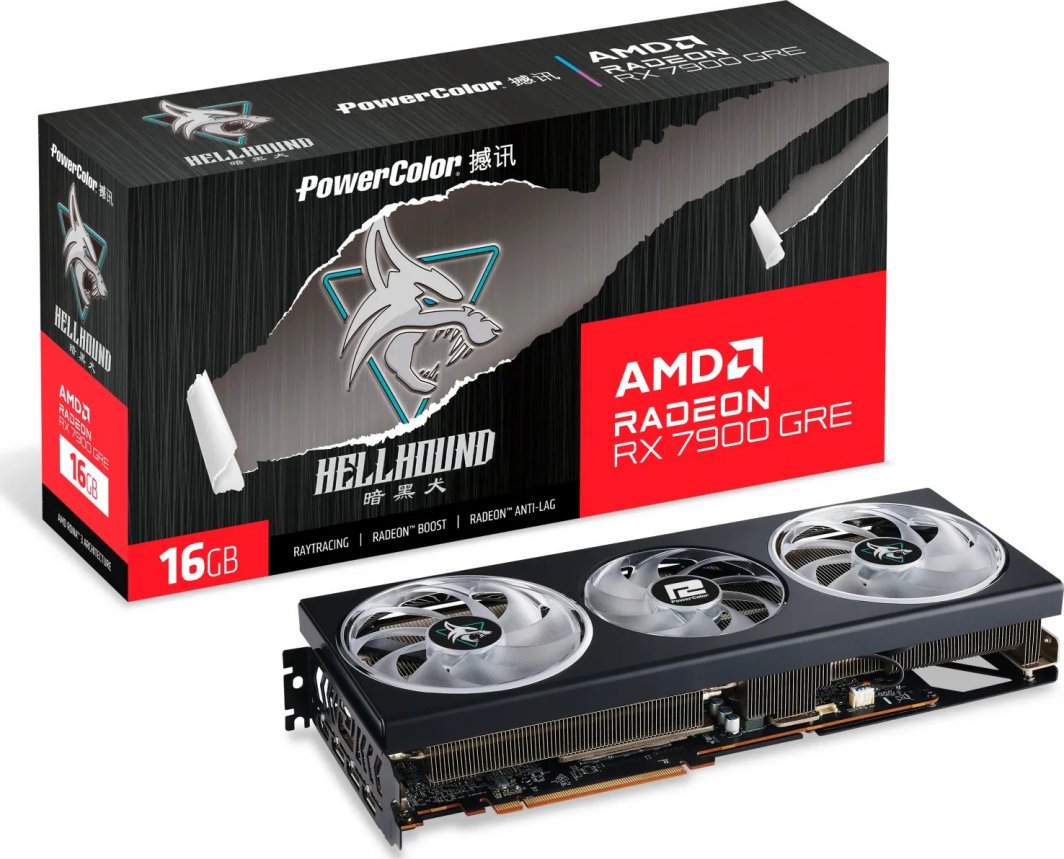 Kartelë grafike Power Color Hellhound Radeon RX 7900 GRE OC 16GB GDDR6