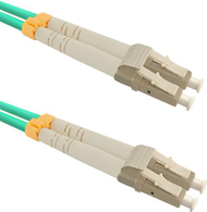 Kabllo optike Qoltec 2x LC/UPC, 50/125 OM4, 1 m