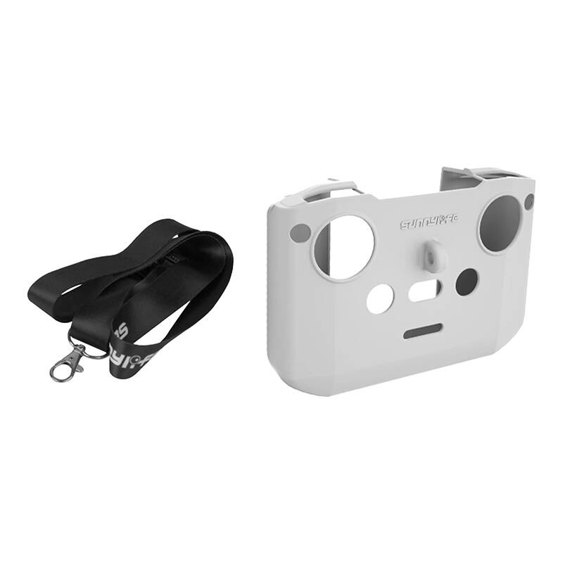 Mbështjellës silikoni Sunnylife për DJI RC N2 RC N3, me rrip qafe, gri