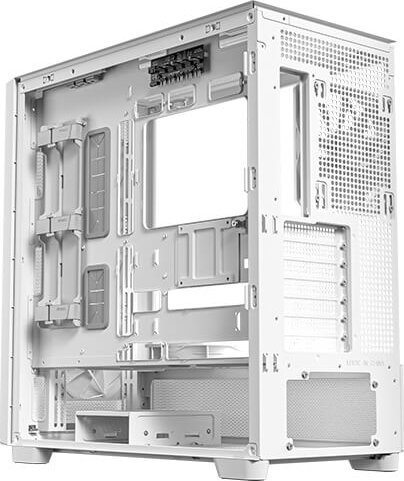 Kornizë PC Antec FLUX MIDI Tower, ATX, 5 ventilatorë, e bardhë